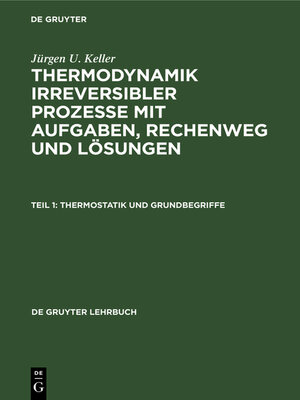 cover image of Thermostatik und Grundbegriffe